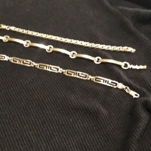 Sterling silver bracelet bundle